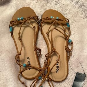 Torrid Beaded Strappy Sandal (WW)- Women’s 8.5